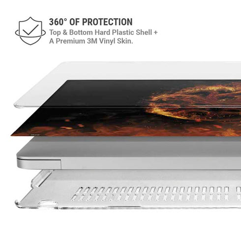 HBO House of the Dragon Flaming Tararyen Sigil MacBook Air 13in M1 (2021) Case plus Skin