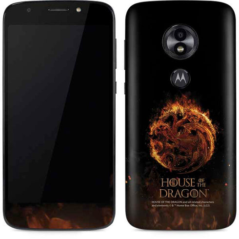 HBO House of the Dragon Flaming Tararyen Sigil Moto E5 Play Skin