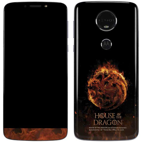HBO House of the Dragon Flaming Tararyen Sigil Moto E5 Plus Skin