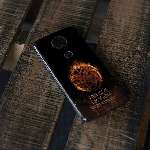 HBO House of the Dragon Flaming Tararyen Sigil Moto E5 Plus Skin