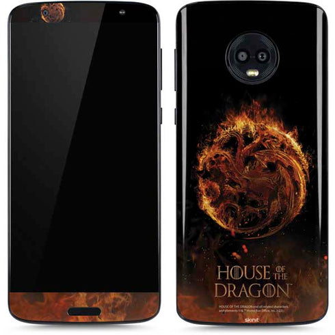 HBO House of the Dragon Flaming Tararyen Sigil Moto G6 Skin