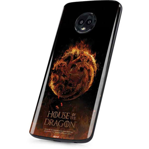 HBO House of the Dragon Flaming Tararyen Sigil Moto G6 Skin