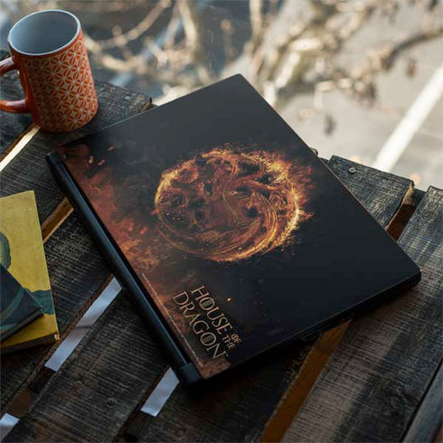 HBO House of the Dragon Flaming Tararyen Sigil MSI GS65 Stealth Laptop Skin