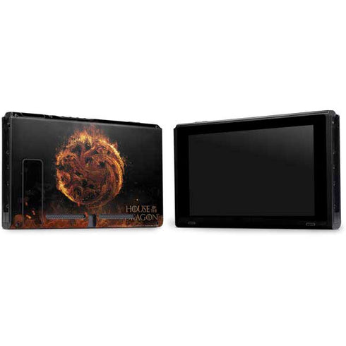 HBO House of the Dragon Flaming Tararyen Sigil Nintendo Switch Bundle Skin