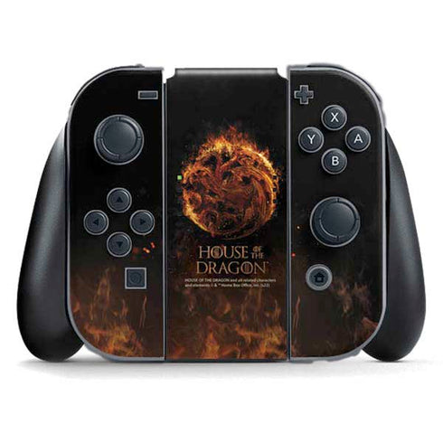 HBO House of the Dragon Flaming Tararyen Sigil Nintendo Switch (2017-2021) Joy-Con Controller Skin