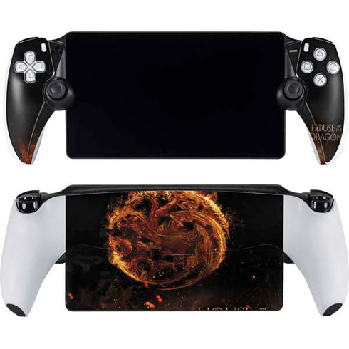 HBO House of the Dragon Flaming Tararyen Sigil PlayStation Portal Remote Player Skin
