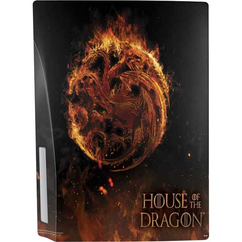 HBO House of the Dragon Flaming Tararyen Sigil PS5 Console Skin