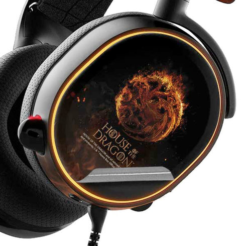 HBO House of the Dragon Flaming Tararyen Sigil SteelSeries Arctis 3 Skin