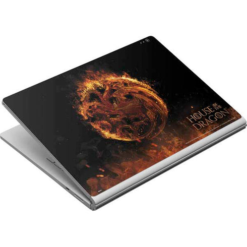 HBO House of the Dragon Flaming Tararyen Sigil Surface Book Skin