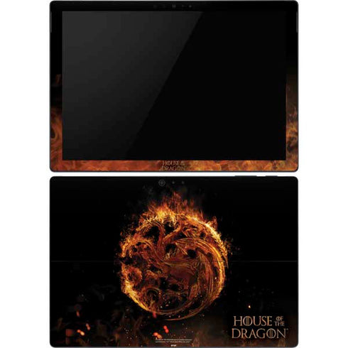 HBO House of the Dragon Flaming Tararyen Sigil Surface Pro 6 Skin