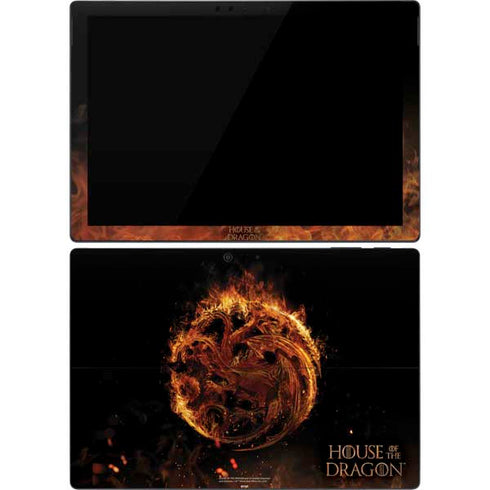 HBO House of the Dragon Flaming Tararyen Sigil Surface Pro 7 Skin
