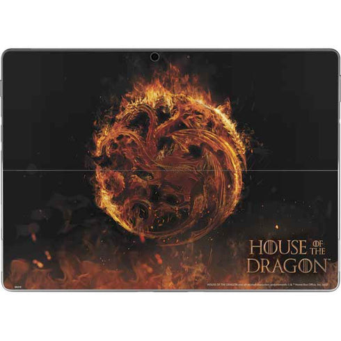 HBO House of the Dragon Flaming Tararyen Sigil Surface Pro 9 Skin