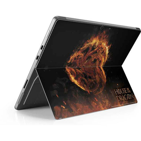 HBO House of the Dragon Flaming Tararyen Sigil Surface Pro 9 Skin
