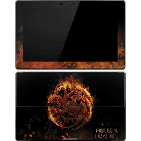 HBO House of the Dragon Flaming Tararyen Sigil Surface Pro Tablet Skin