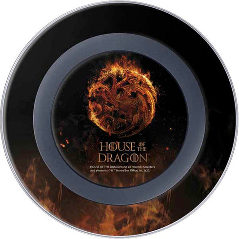 HBO House of the Dragon Flaming Tararyen Sigil Wireless Charger Skin