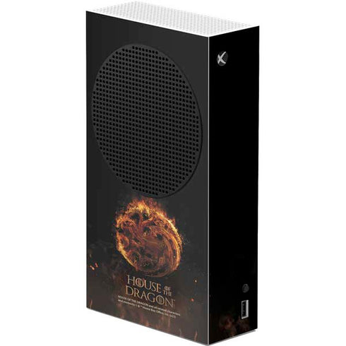 HBO House of the Dragon Flaming Tararyen Sigil Xbox Series S Console Skin