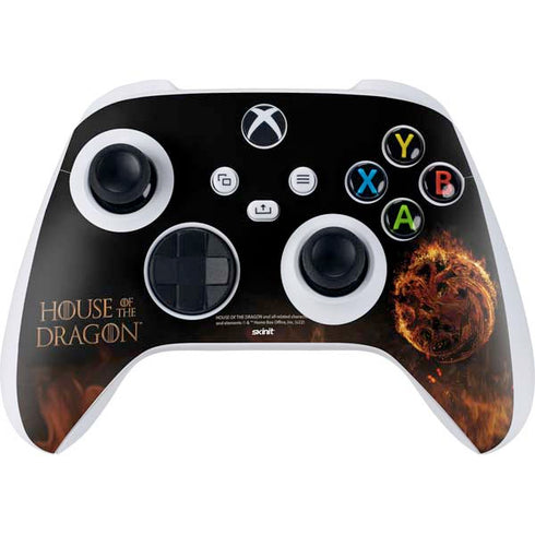 HBO House of the Dragon Flaming Tararyen Sigil Xbox Series S Controller Skin