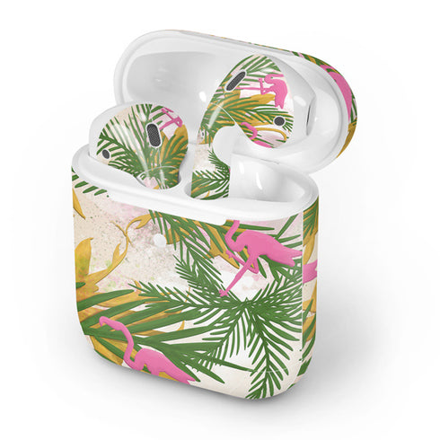 Flamingo Pattern Apple AirPods 2 Skin