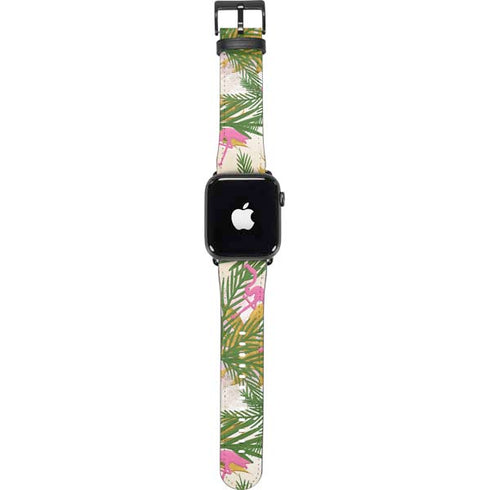 Flamingo Pattern Apple Watch Band 42-44mm