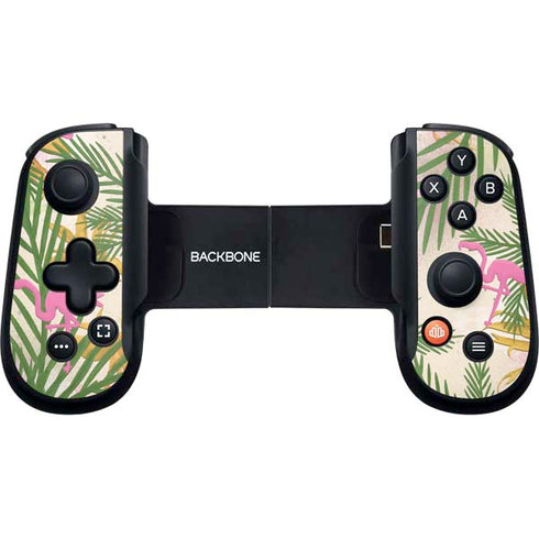 Flamingo Pattern Backbone One for iPhone Game Controller Skin