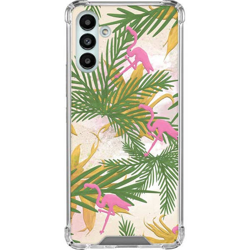 Flamingo Pattern Galaxy A13 5G Clear Case