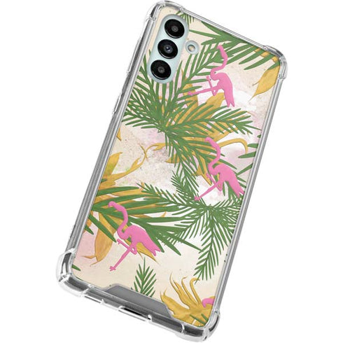 Flamingo Pattern Galaxy A13 5G Clear Case