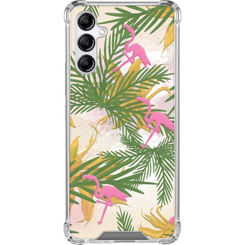 Flamingo Pattern Galaxy A15 5G Clear Case
