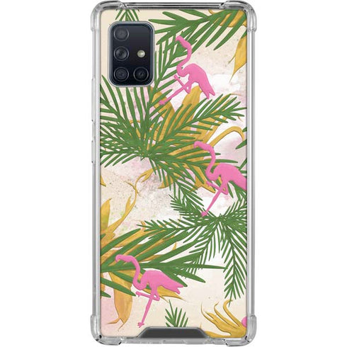 Flamingo Pattern Galaxy A51 5G Clear Case