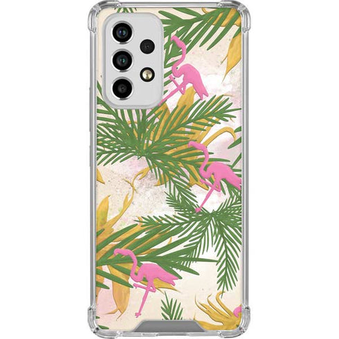 Flamingo Pattern Galaxy A53 5G Clear Case