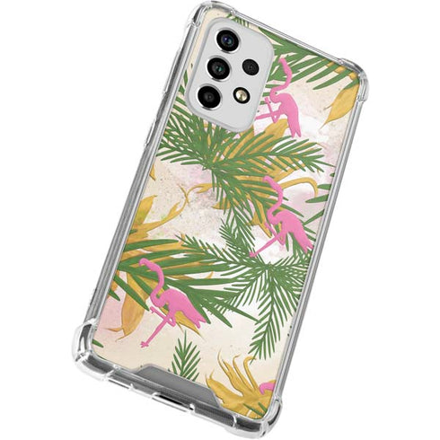 Flamingo Pattern Galaxy A53 5G Clear Case