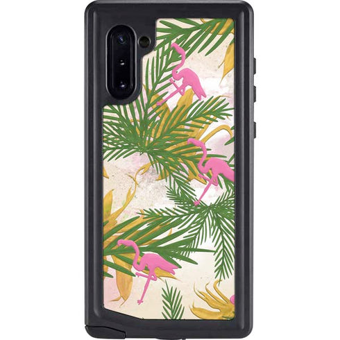 Flamingo Pattern Galaxy Note 10 Waterproof Case