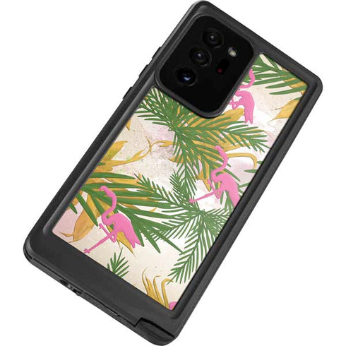 Flamingo Pattern Galaxy Note20 Ultra 5G Waterproof Case