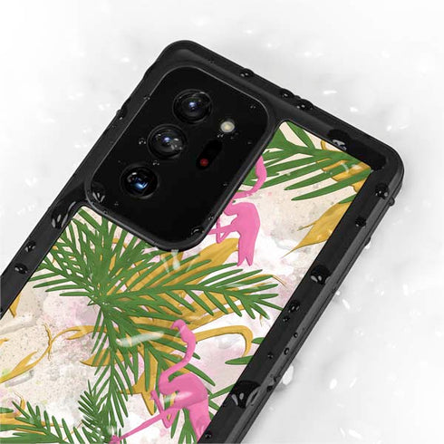 Flamingo Pattern Galaxy Note20 Ultra 5G Waterproof Case