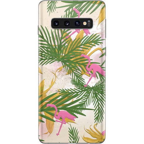 Flamingo Pattern Galaxy S10 Skin