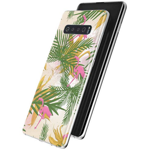 Flamingo Pattern Galaxy S10 Skin