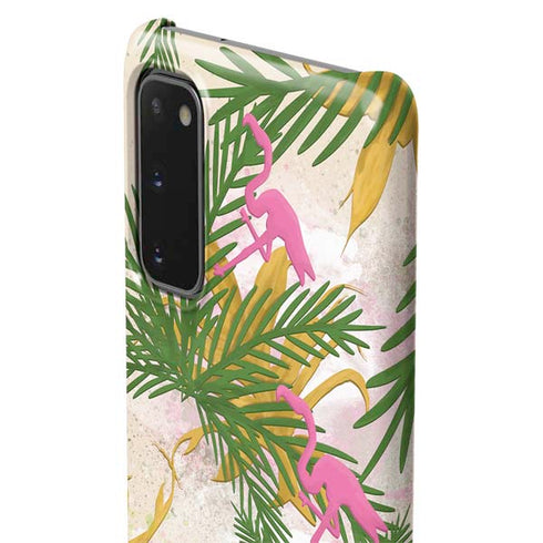 Flamingo Pattern Galaxy S20 Lite Case