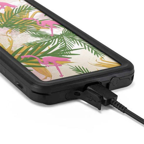Flamingo Pattern Galaxy S20 Plus Waterproof Case