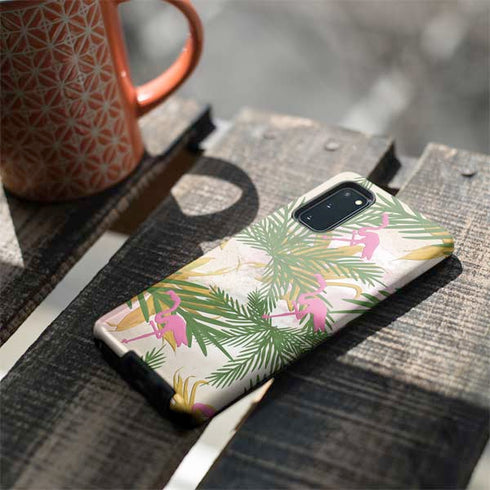 Flamingo Pattern Galaxy S20 Pro Case
