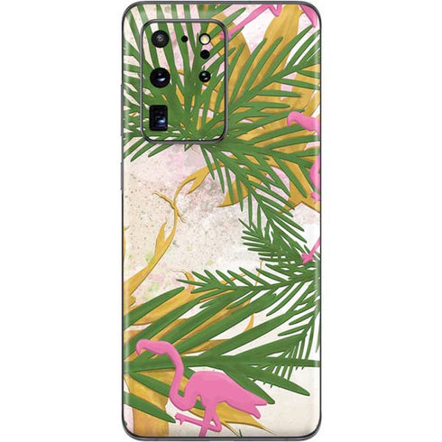 Flamingo Pattern Galaxy S20 Ultra 5G Skin