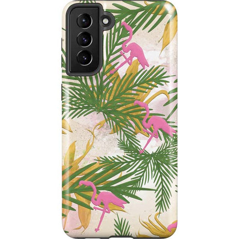 Flamingo Pattern Galaxy S21 FE Pro Case