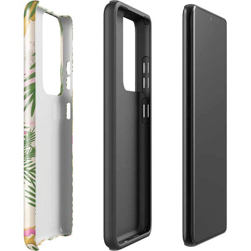 Flamingo Pattern Galaxy S21 Ultra 5G Pro Case