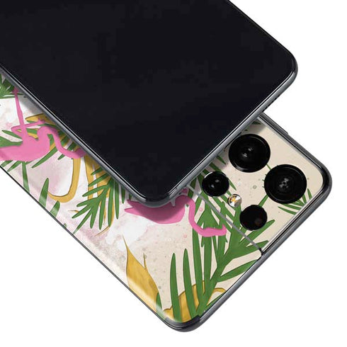 Flamingo Pattern Galaxy S21 Ultra 5G Skin