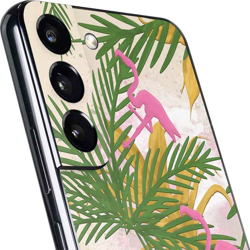 Flamingo Pattern Galaxy S22 Plus Skin