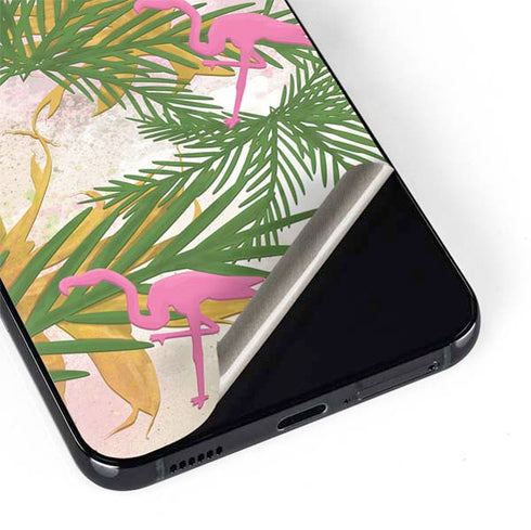 Flamingo Pattern Galaxy S22 Plus Skin