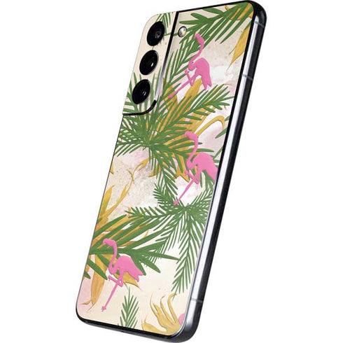 Flamingo Pattern Galaxy S22 Skin