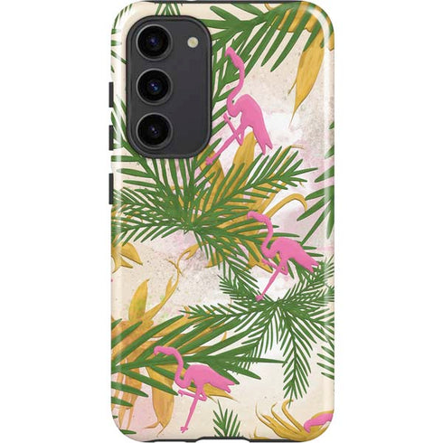 Flamingo Pattern Galaxy S23 Plus Pro Case