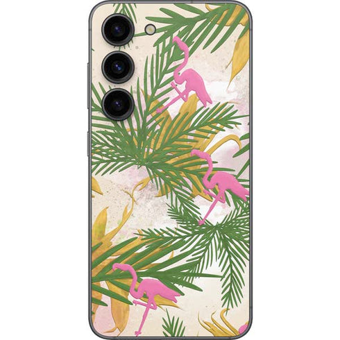 Flamingo Pattern Galaxy S23 Skin