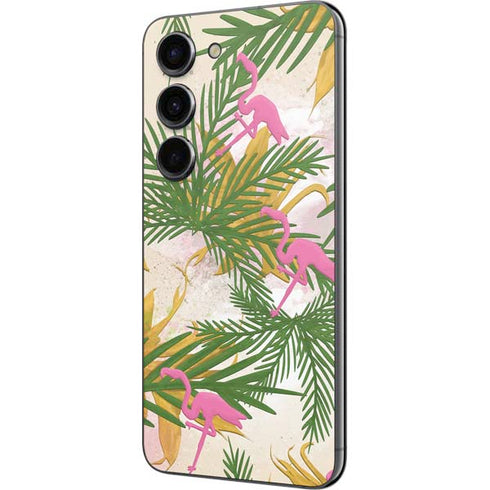 Flamingo Pattern Galaxy S23 Skin