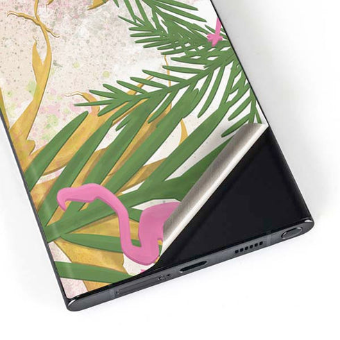 Flamingo Pattern Galaxy S23 Ultra Skin