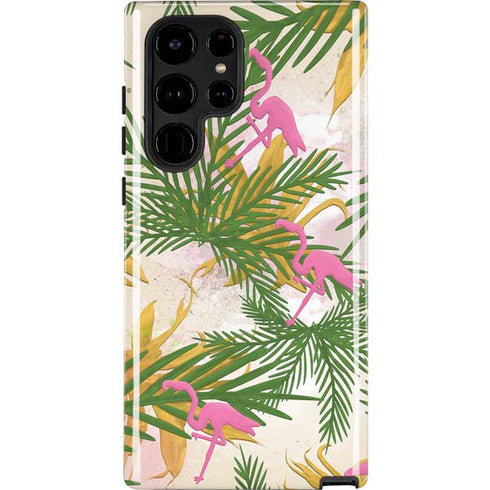 Flamingo Pattern Galaxy S24 Ultra Impact Case